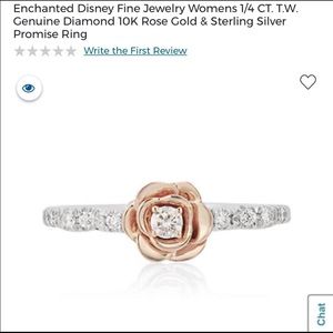 Disney Enchanted Belle Rose Diamond Ring